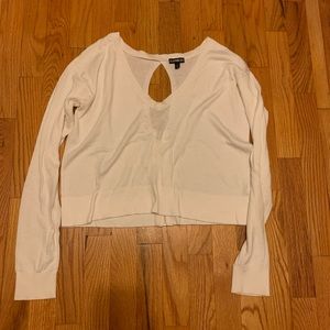 Express White Sweater
